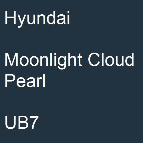 Hyundai, Moonlight Cloud Pearl, UB7.